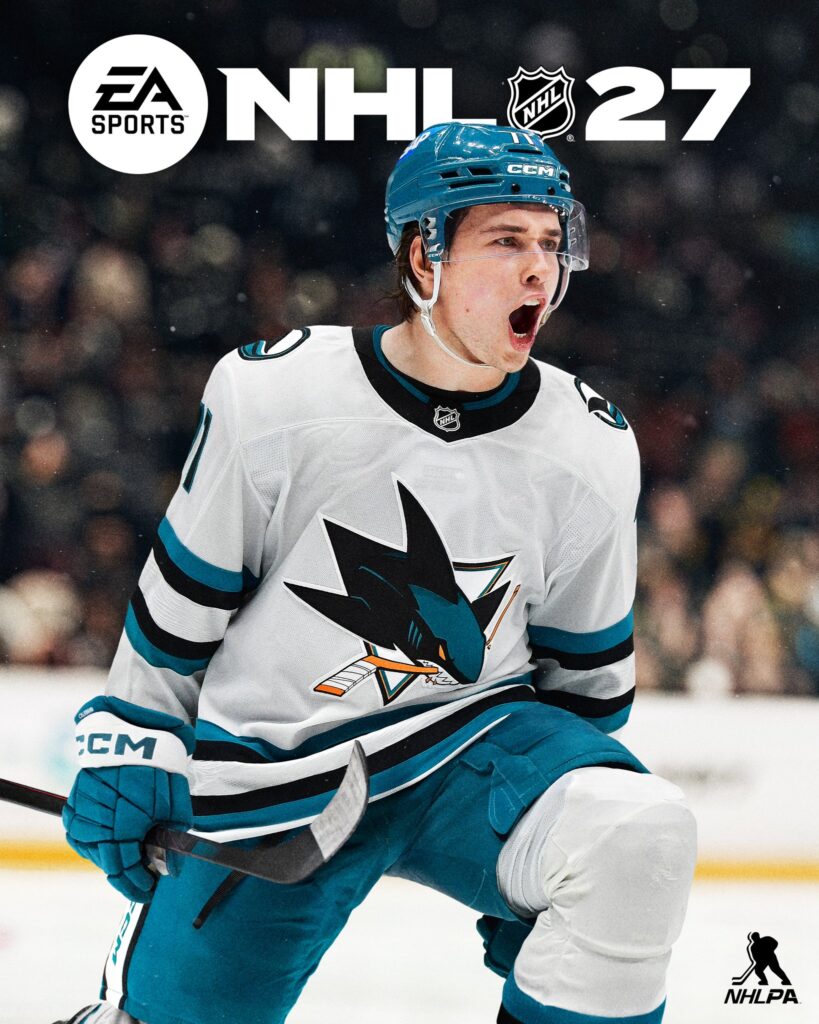 Sharks Macklin Celebrini Is Cover Athlete for EA Sports NHL 27–Youngest Player to Appear on Cover