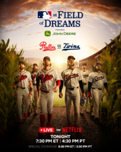 After a four-year hiatus the MLB returns to the Field of Dreams in Iowa