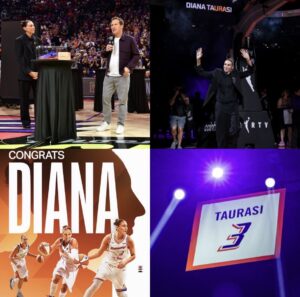 Diana Taurasi's No.3 Jersey Raised to Rafters—Honoring League's All-Time Leading Scorer