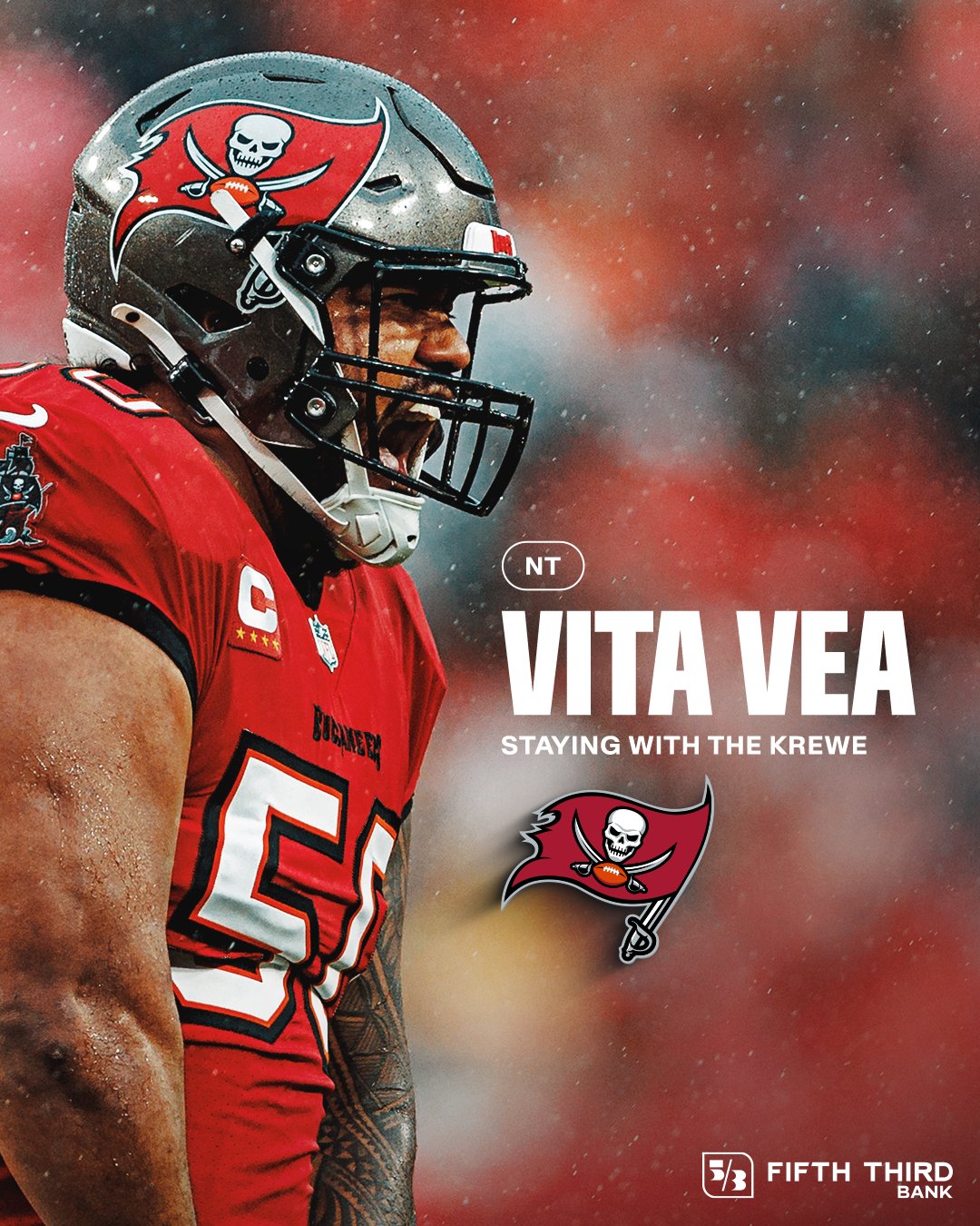 No Trade for Vita Vea as the Nose Tackle Agreed to One-Year Extension with Tampa Bay Buccaneers