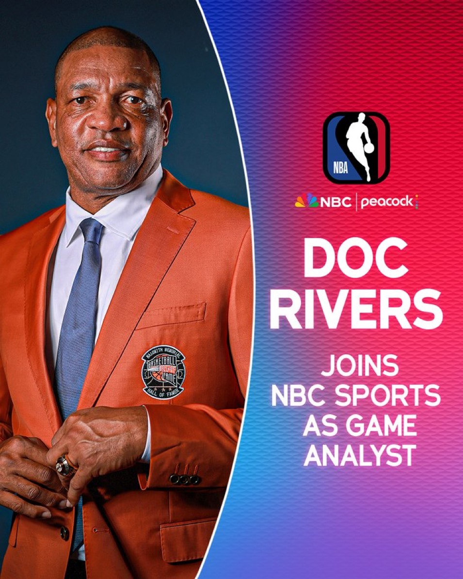 Doc Rivers Joins NBC Sports as NBA Game Analyst