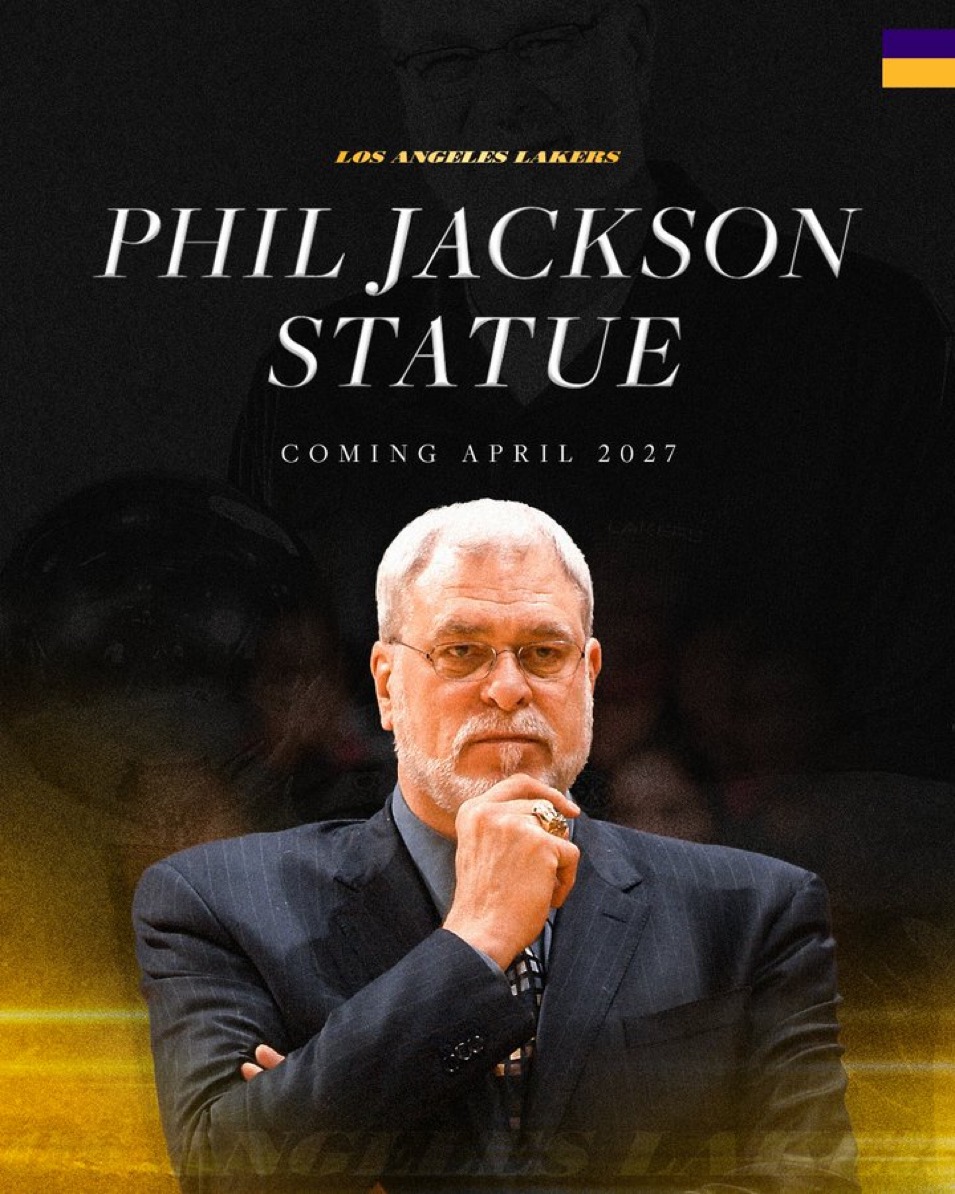 Lakers Announced They Will Unveil a Phil Jackson Statue This Season