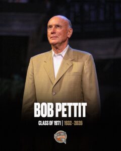 NBA Pioneer and Legend Bob Pettit Has Passed Away at 93–League’s First MVP