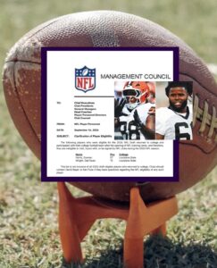 NFL Bars Harris and Wright from 2026 Rosters After College Return