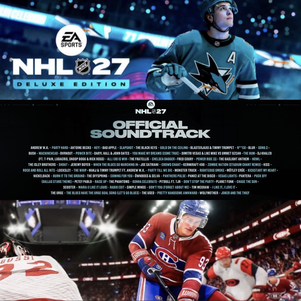 NHL 27 is Basically a Tribute to Classic Rock Music