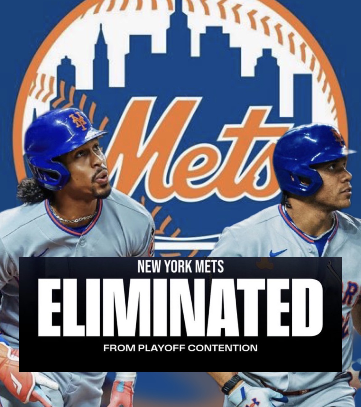 New York Mets Officially Eliminated From Postseason Contention—Two Years in a Row