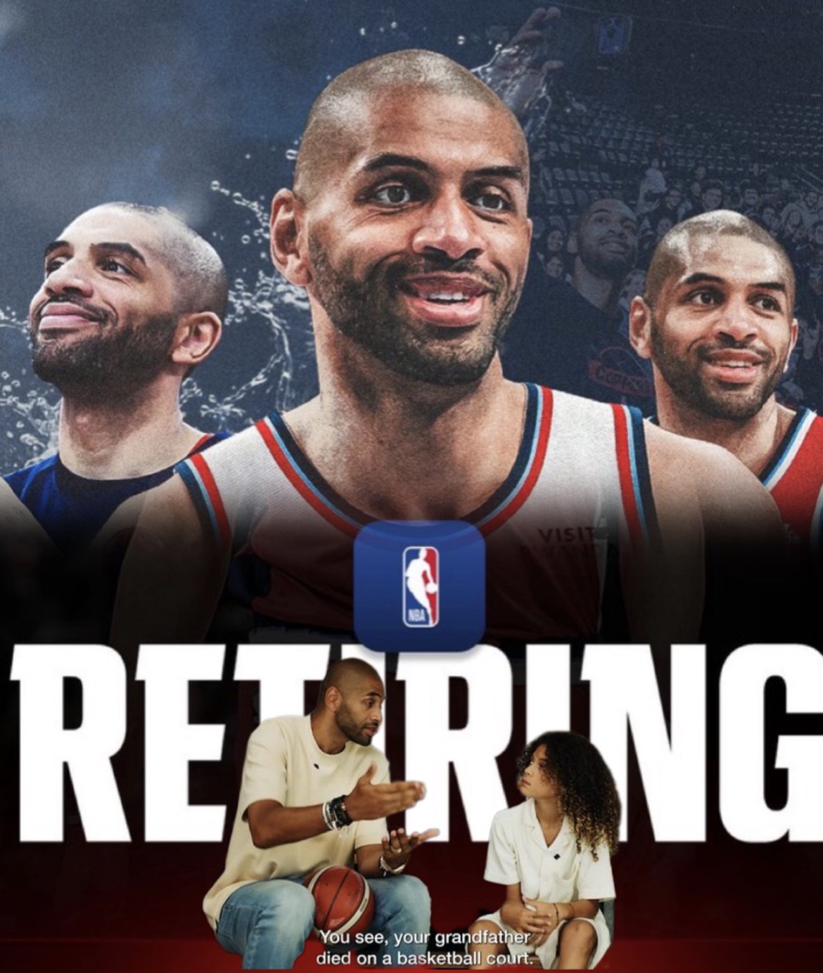 Nicolas Batum Retired September 21st in Remembrance of Father Who Passed in 1991