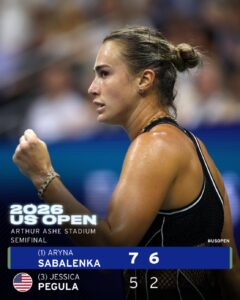 Two-Time Defending Champion Aryna Sabalenka Reaches FOURTH Consecutive US Open Final