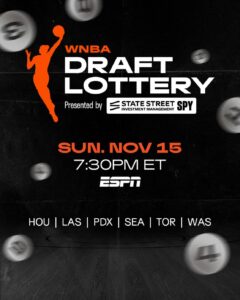 2027 WNBA Draft Lottery Will Take Place on November 15