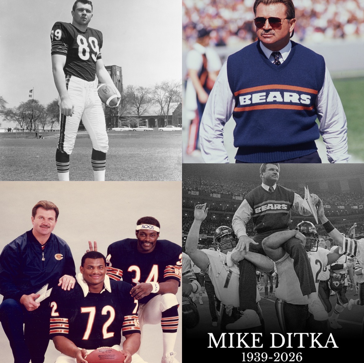 Chicago Bears Legend and Super Bowl Coach Mike Ditka Has Passed At 86