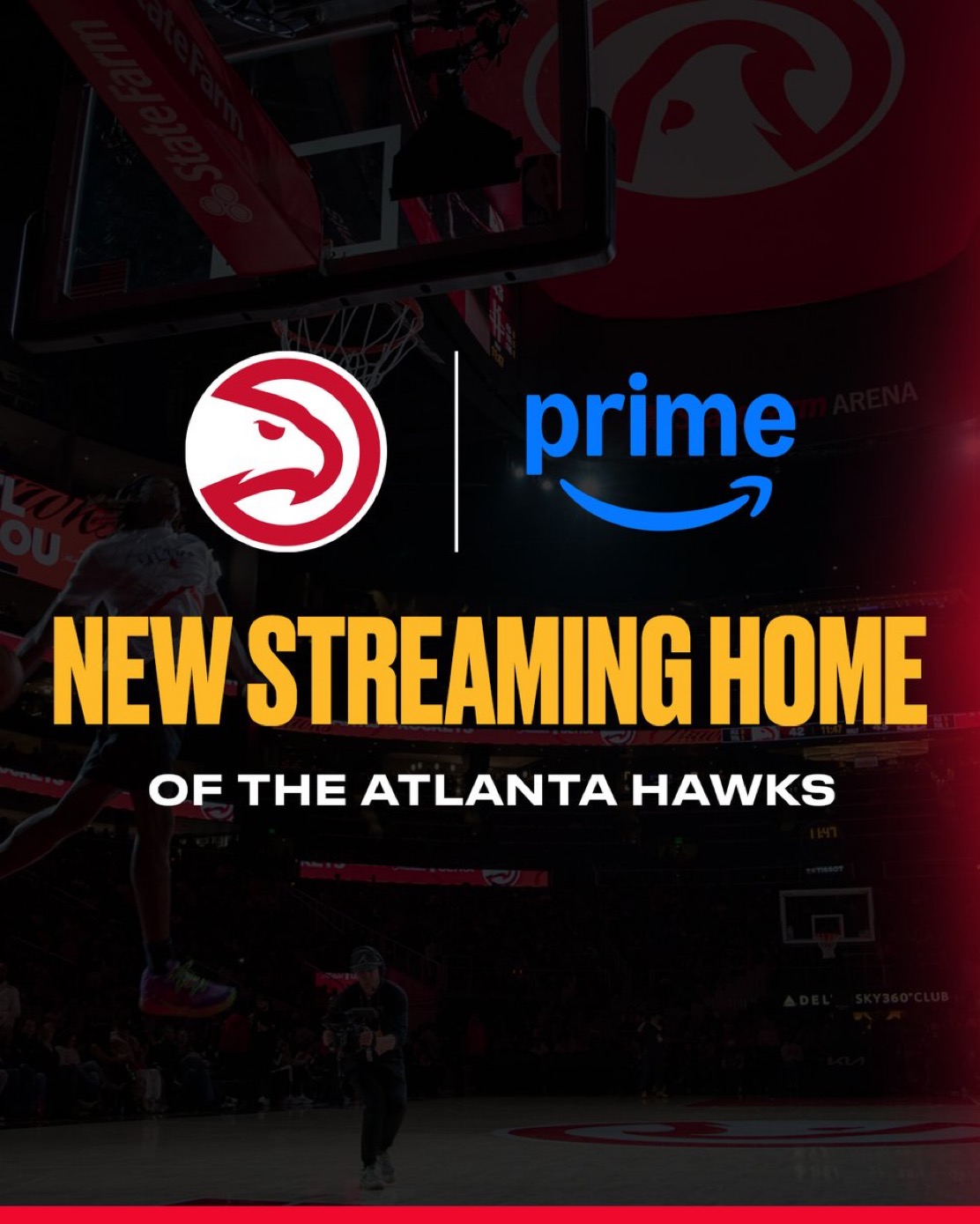 Hawks First NBA Team to Have Prime Video Stream Games to In-Market Fans at No Additional Cost For Subscribers