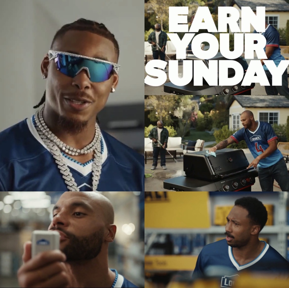 Lowe’s Features Several Prominent NFL Players in its "Earn Your Sunday" Campaign