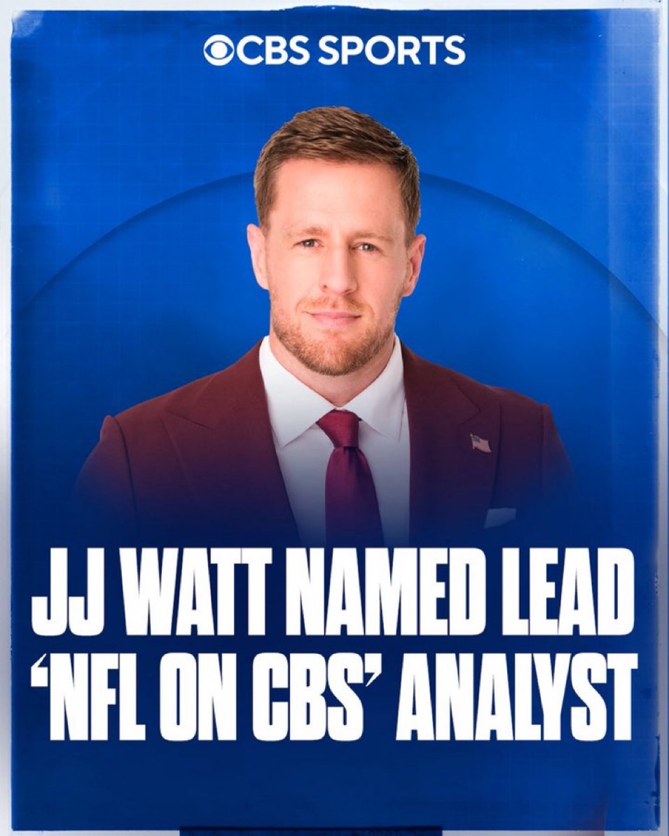 JJ Watt Has Agreed to Multi-Year Deal to Serve as NFL ON CBS Lead Game Analyst