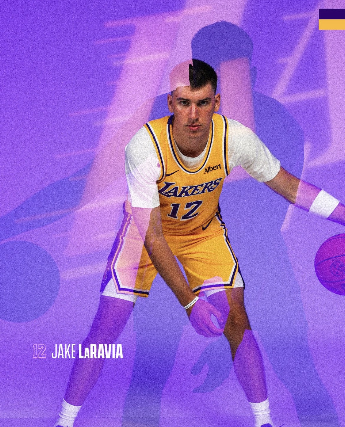 Lakers Jake LaRavia Exited With an Injury in 105-127 Win Over Golden State Warriors