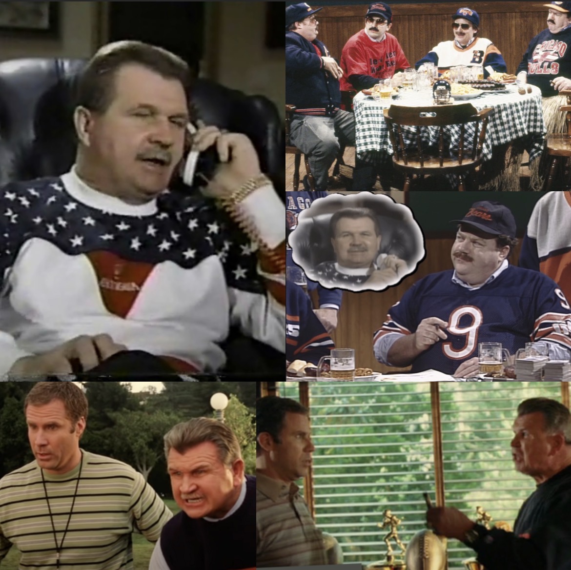 Mike Ditka Appears on SNL and Will Ferrell’s Kicking and Screaming