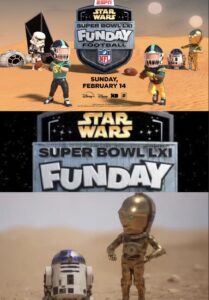 NFL Star Wars Funday Will Put Super Bowl LXI in a Galaxy Far Far Away