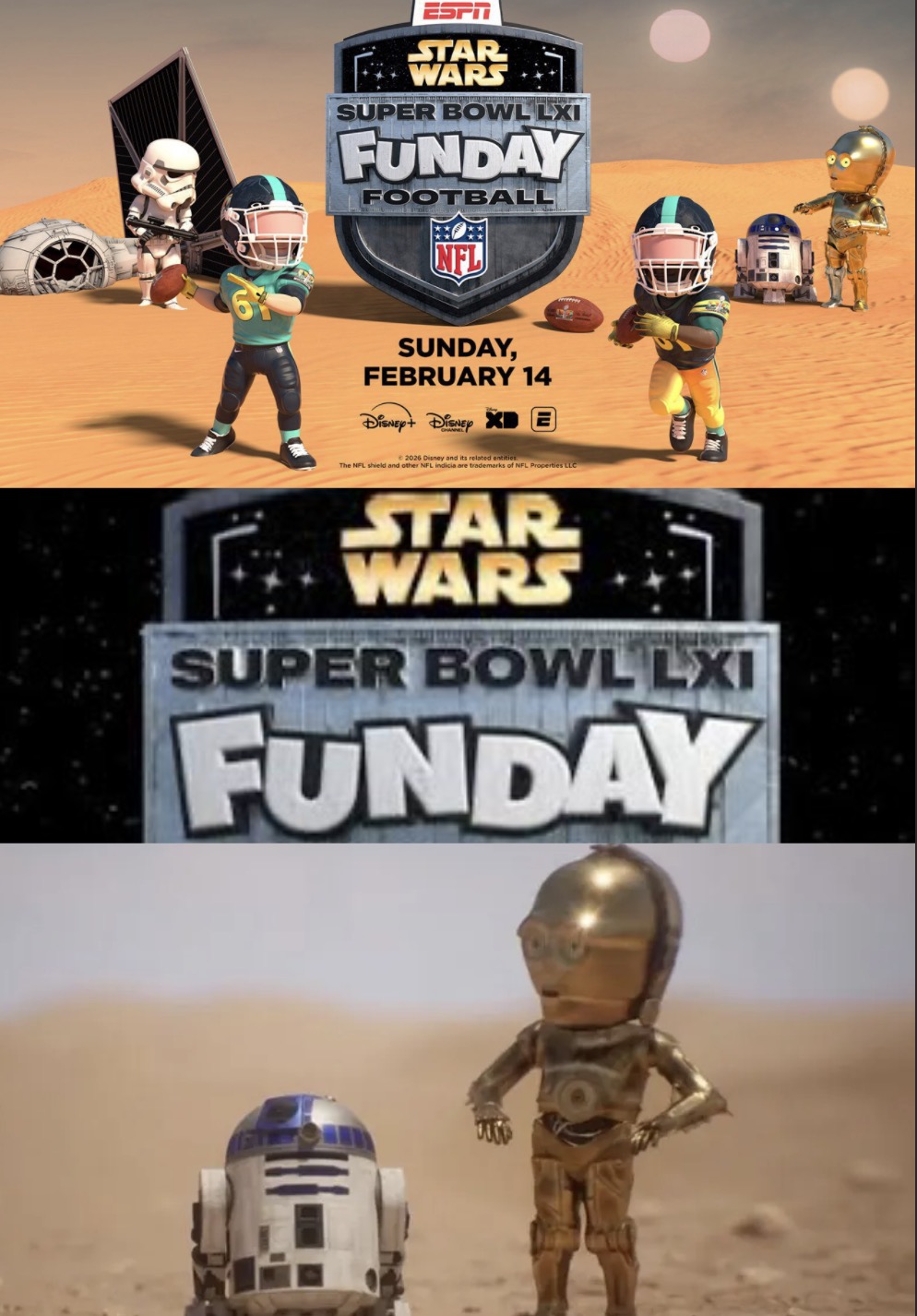NFL Star Wars Funday Will Put Super Bowl LXI in a Galaxy Far Far Away