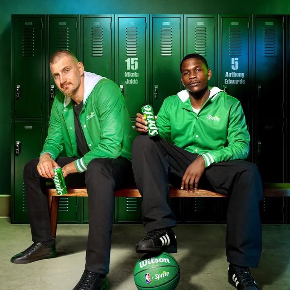 Nikola Jokic Joining Anthony Edwards as Global Basketball Ambassadors for Sprite