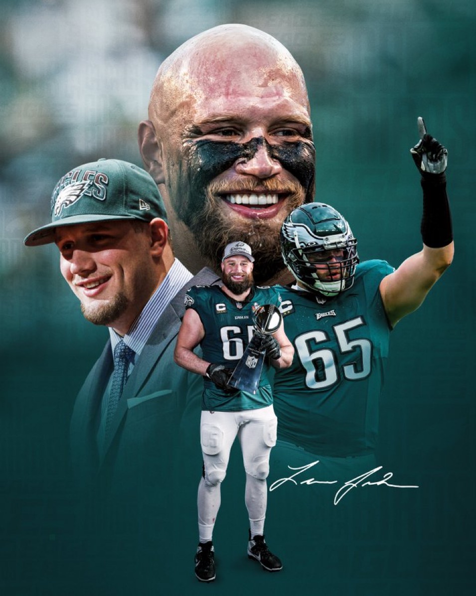 Philadelphia Eagles’ Offensive Tackle Lane Johnson Announced His Retirement