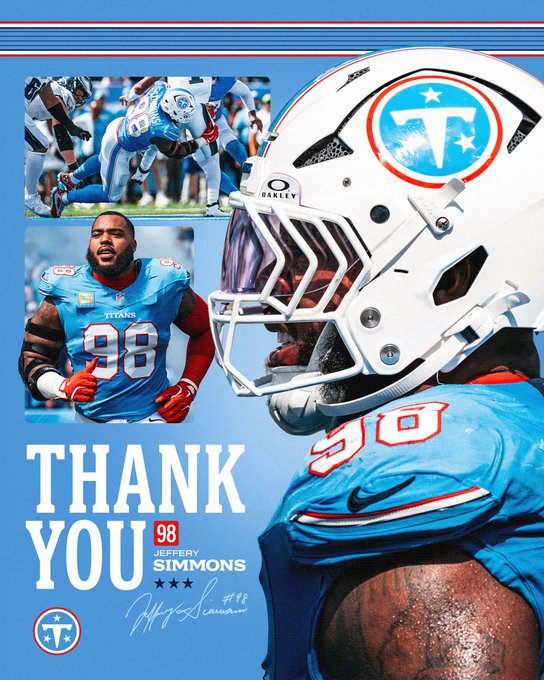 Tennessee Titans Make Blockbuster Trade with Chicago Bears for DT Jeffery Simmons